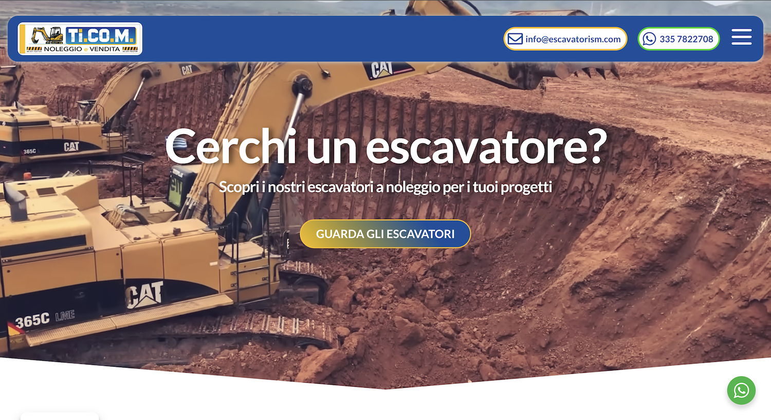 Escavatori SM — noleggio escavatori