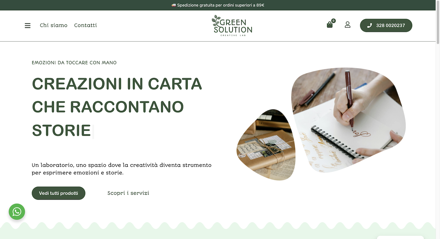 Green Creative Lab — creazioni in carta fatte a mano